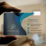 Transparent Visiting card
