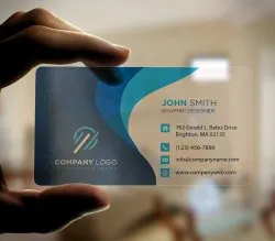Transparent Visiting card