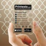 Transparent Visiting card